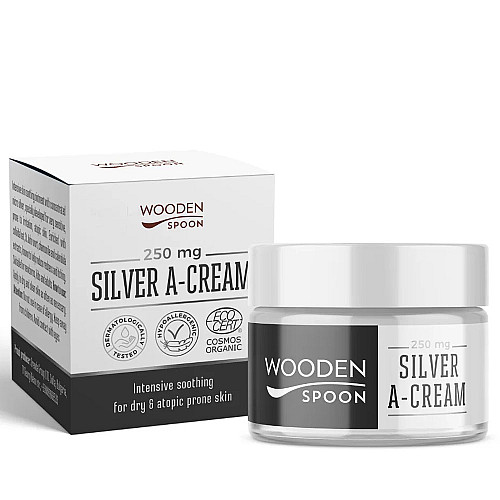 Успокояващ Крем с Овес и Микросребро Wooden Spoon Silver A-Cream 200ml