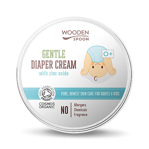 Био бебешки крем за зоната на пелената Wooden Spoon Gentle Diaper Cream 100ml