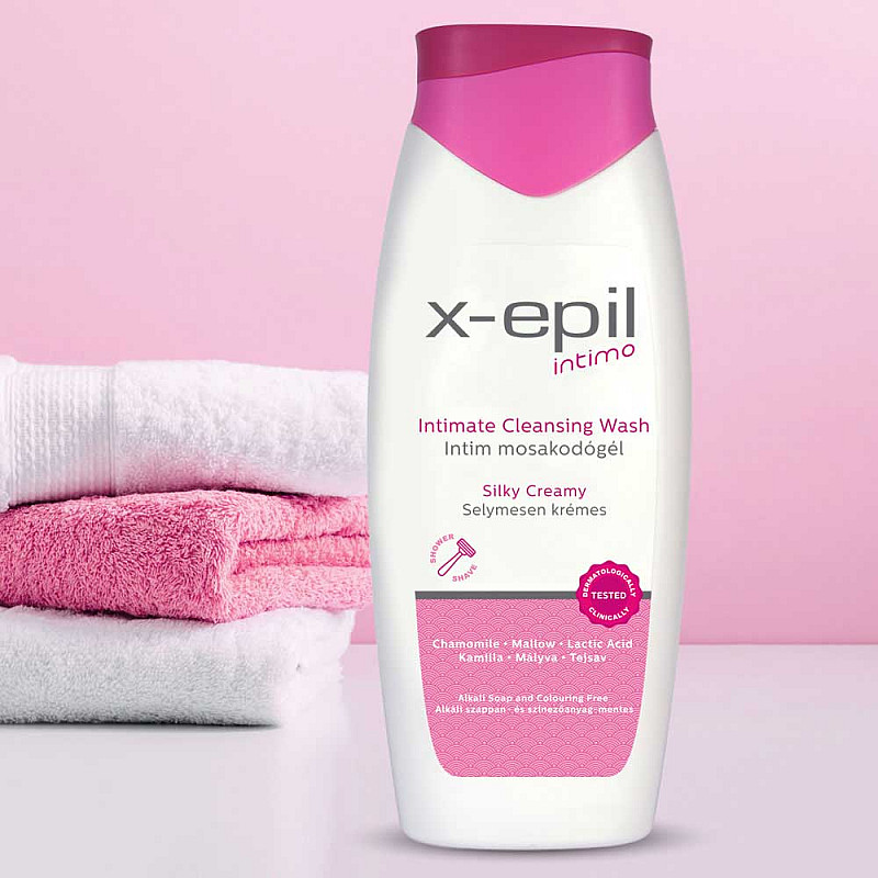 Интимен гел с млечна киселина X-Epil Intimate cleansing wash 400ml