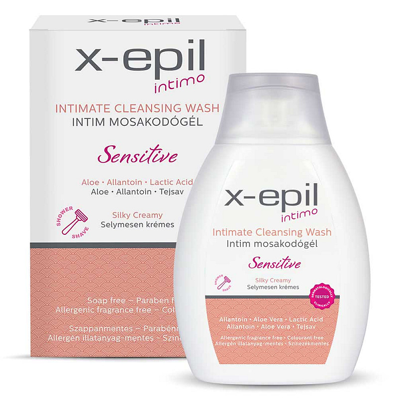 Интимен гел за чувствителна кожа X-Epil Intimate cleansing wash Sensitive 250ml