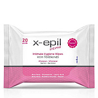 Интимни кърпички с алое вера X-Epil Intimo Intimate hygiene wipes 20pcs