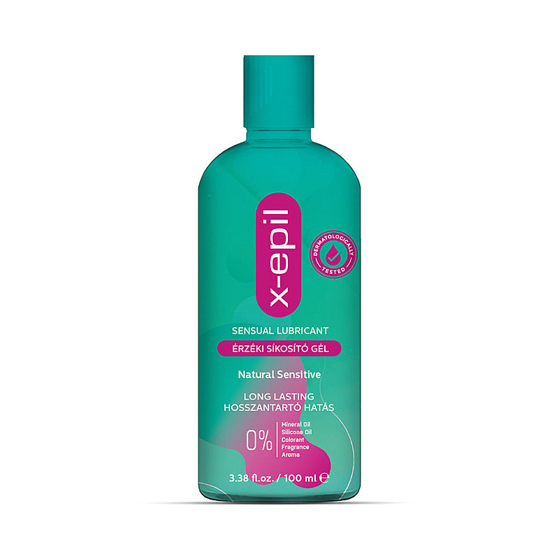 Лубрикант натурален X-Epil Sensual Lubricating gel Natural 100ml