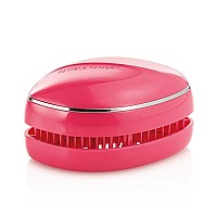 Четка за разресване с огледало розова Xanitalia Tangle Mirror Brush Pink