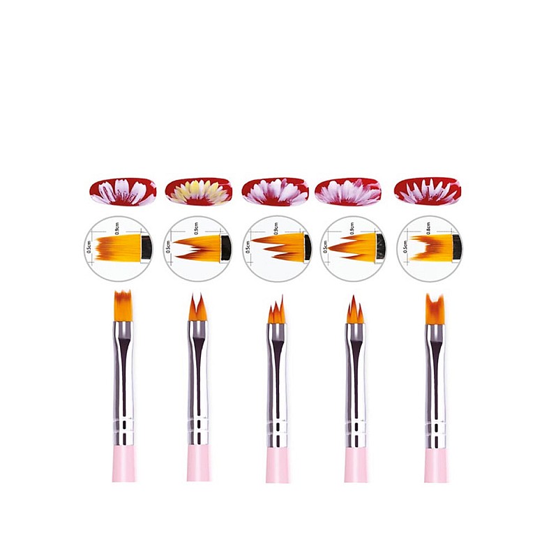 Комплект четки за декорация XanitaliaPro 5 бр