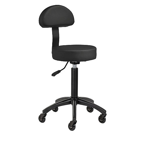 Фризьорски стол черен Gabbiano D026