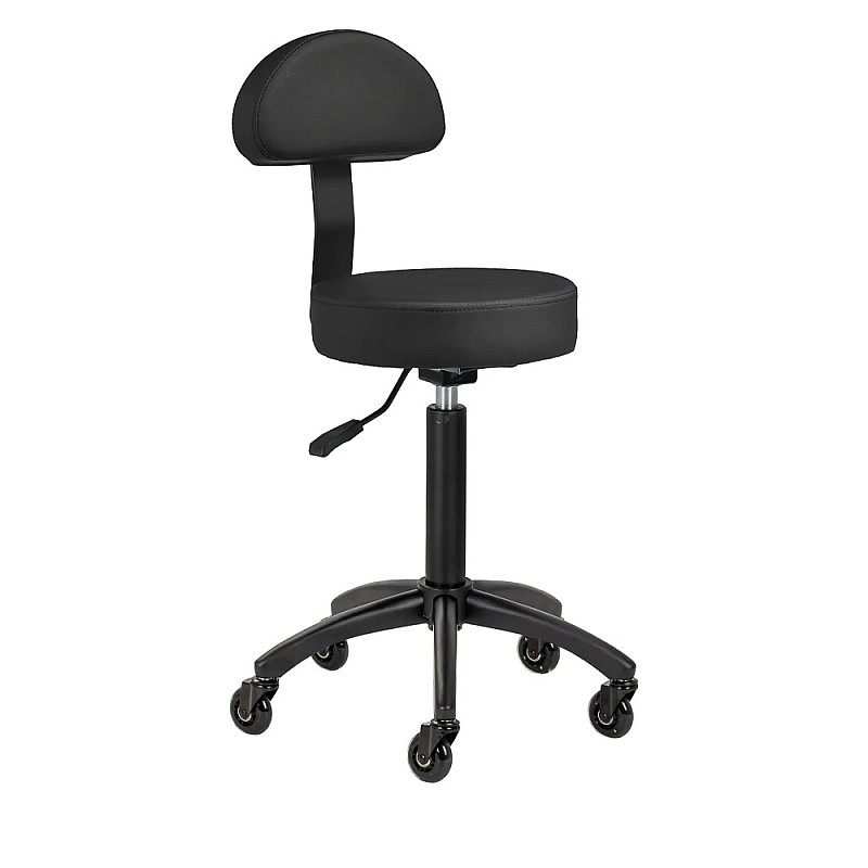 Фризьорски стол черен Gabbiano D026