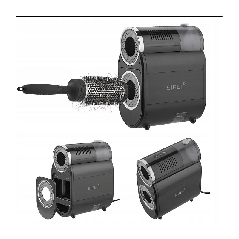 Уред за почистване и дезинфекция на четки за коса Sibel Clean&Steam Brush Cleaner