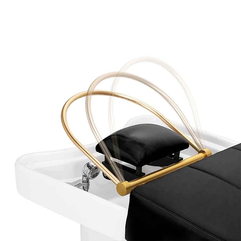 Измивна СПА фризьорска кушетка Gabbiano Head Spa 017 Black