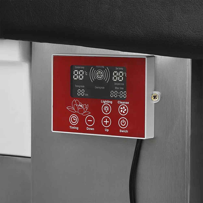 Измивна СПА фризьорска кушетка Gabbiano Head Spa 017 Black