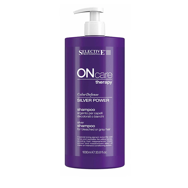 Матиращ шампоан Selective Silver Power Shampoo 1000ml