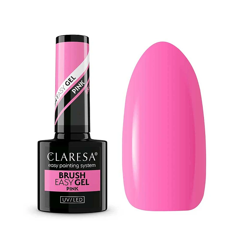 Гел в бутилка с четка Claresa Pink Brush gel 5g