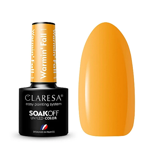 Гел лак CLARESA 1 Warmin Fall 5g Гел лак CLARESA 1 Warmin Fall 5g