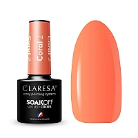 Гел лак CLARESA 2 Coral 5g