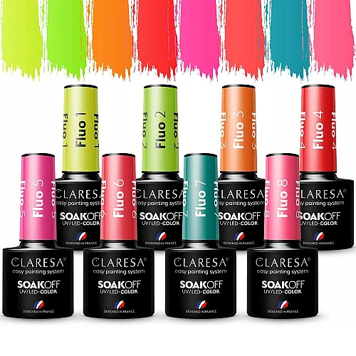 CLARESA Fluo Колекция 8бр CLARESA Fluo Колекция 8бр