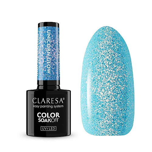 Гел лак CLARESA 1 Unicorn Glow 5g