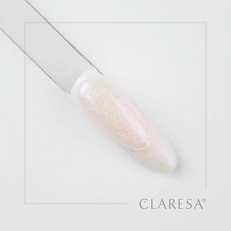 Изграждащ гел розов с частици Claresa Soft and Easy Sweet Sugar 12g
