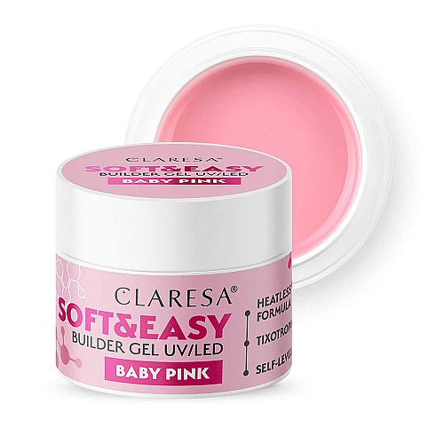 Изграждащ гел бебешко розово Claresa Soft and Easy Baby Pink 45g