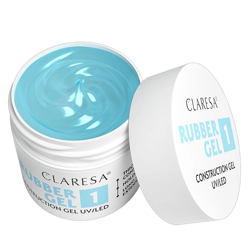 Изграждащ каучуков гел безцветен 1 Claresa Rubber Gel 12g