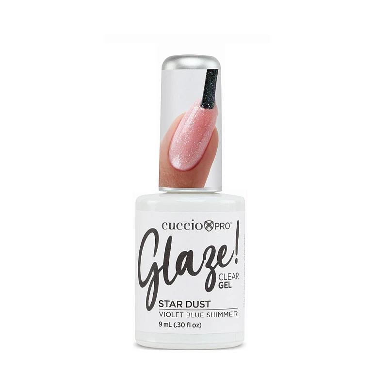 Топ гел лак преливащ блясък Cuccio Pro Glaze Star Dust 9ml