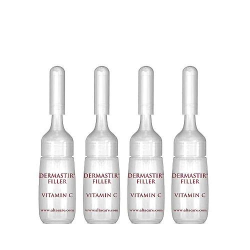 Филър с дълбок ефект срещу пигментации и оксидативен стрес Dermastir Post Filler Vitamin C 4x4ml