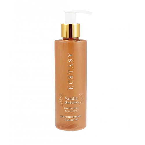 Хидратиращо мляко за тяло с частици Ecstasy Shimmer Vanilla Dream 200ml