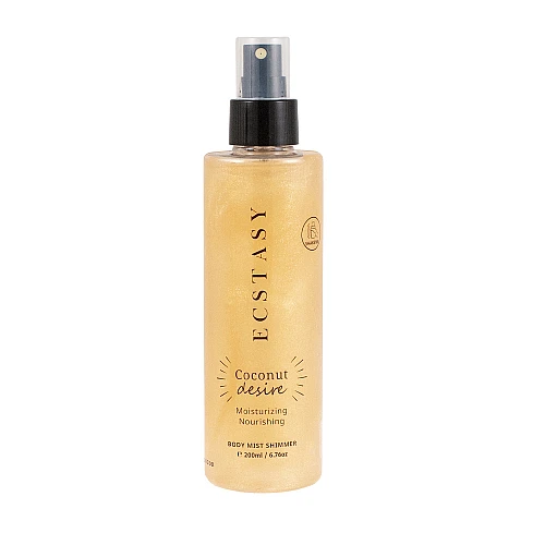 Спрей за тяло с бляскави частици Ecstasy Shimmer Coconut Desire Body Mist 200ml