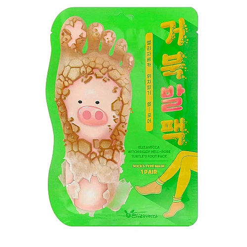 Шийт маска за стъпала Elizavecca Witch Piggy Hell Pore Turtle's Foot Pack Шийт маска за стъпала Elizavecca Witch Piggy Hell Pore Turtle's Foot Pack