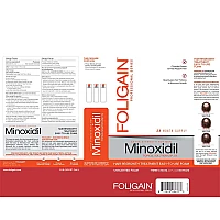 Пяна за мъже против оплешивяване Foligain 5% Minodixil 3x60ml 