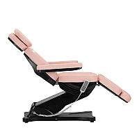 Електрическа козметична кушетка с 3 мотора розова Sillon Classic