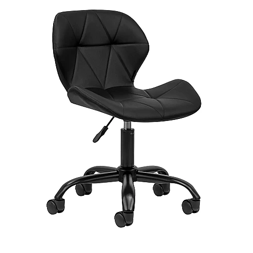 Козметичен стол черен QS-06B Black