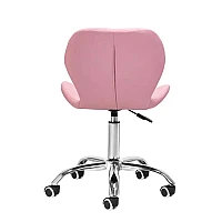 Козметичен стол розов QS-06B Pink