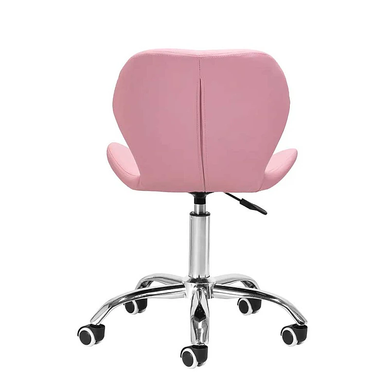 Козметичен стол розов QS-06B Pink