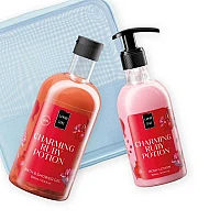 Комплект душ гел и лосион за тяло с нар Lavish Charming Ruby Potion