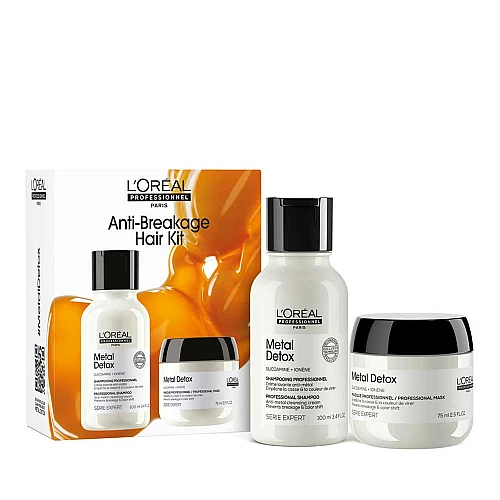 Антиоксидантен травъл сет Loreal Professionnel Metal Detox Discovery Set Mini Duo