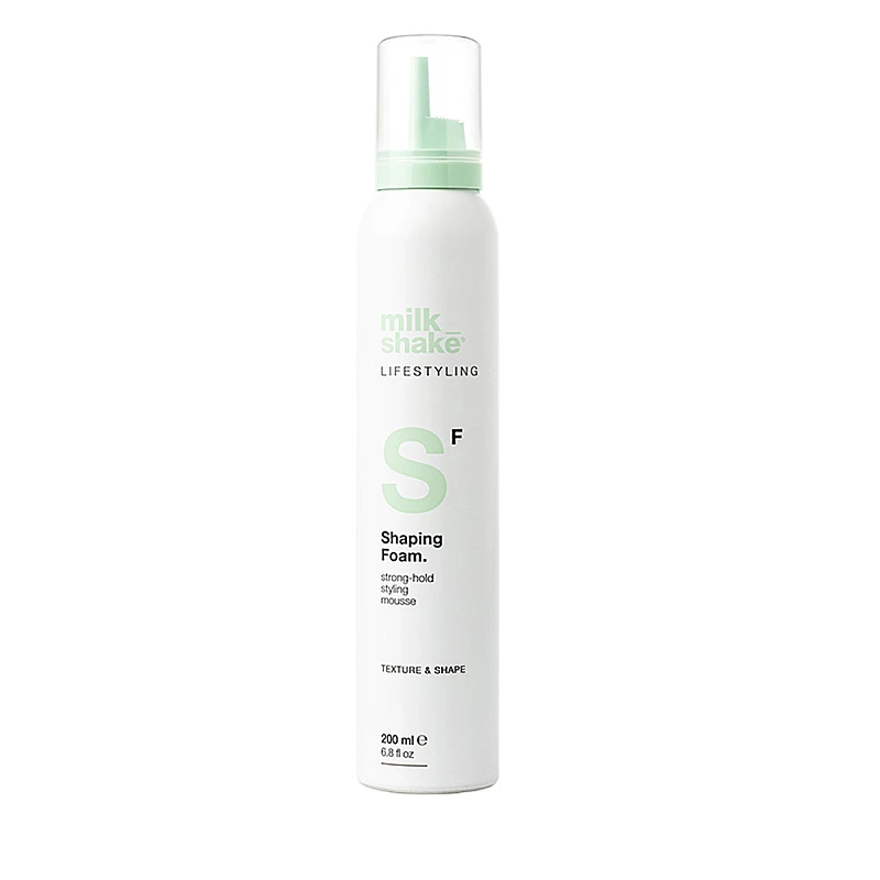 Оформящ мус със средна фиксация за обем и блясък Milk Shake Shaping Foam 200ml