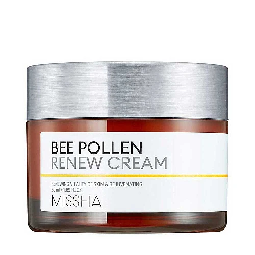 Укрепващ крем с пчелен прашец Missha Bee Pollen Renew Cream 50ml Укрепващ крем с пчелен прашец Missha Bee Pollen Renew Cream 50ml