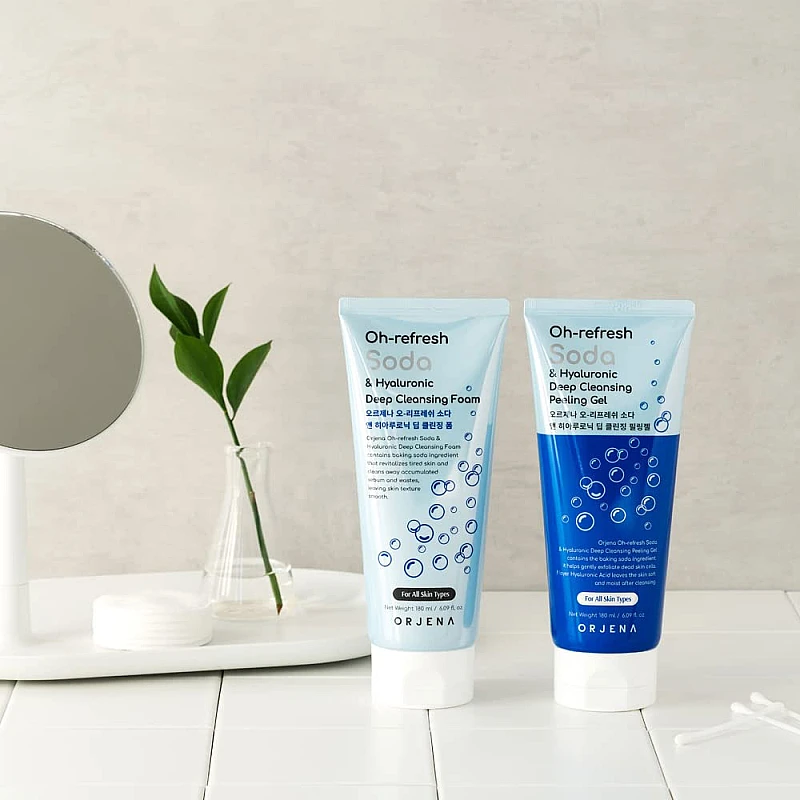 Дълбоко почистващ пилинг гел със сода Orjena Oh-Refresh Soda Peeling Gel 180ml