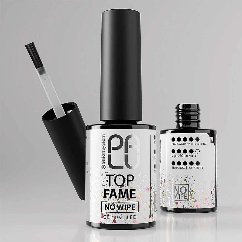 Топ лак със златно розови частици Palu Top Fame11g