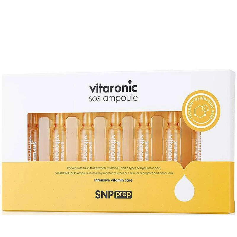Изсветляващи ампули с вит. C SNP Prep Vitaronic SOS Ampoule 7 x 1.5ml