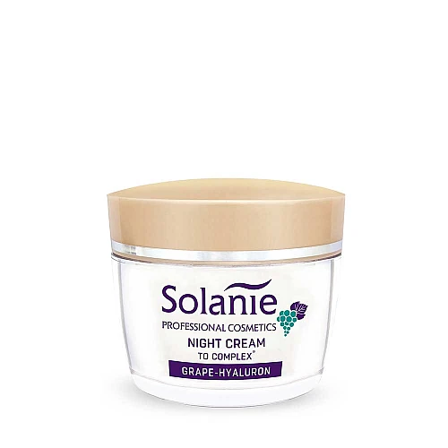Нощен крем с хиалурон Solanie Night Cream 50ml. Нощен крем с хиалурон Solanie Night Cream 50ml.